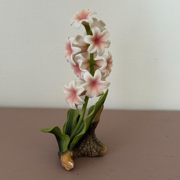 Vintage Lefton Hyacinthus Flower Figurine Geo. A. Lefton CKM 11733 - Picture 2 of 7